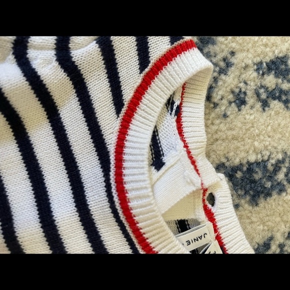 NWT Janie and Jack 3-6mo girl’s striped sweater - Picture 3 of 4